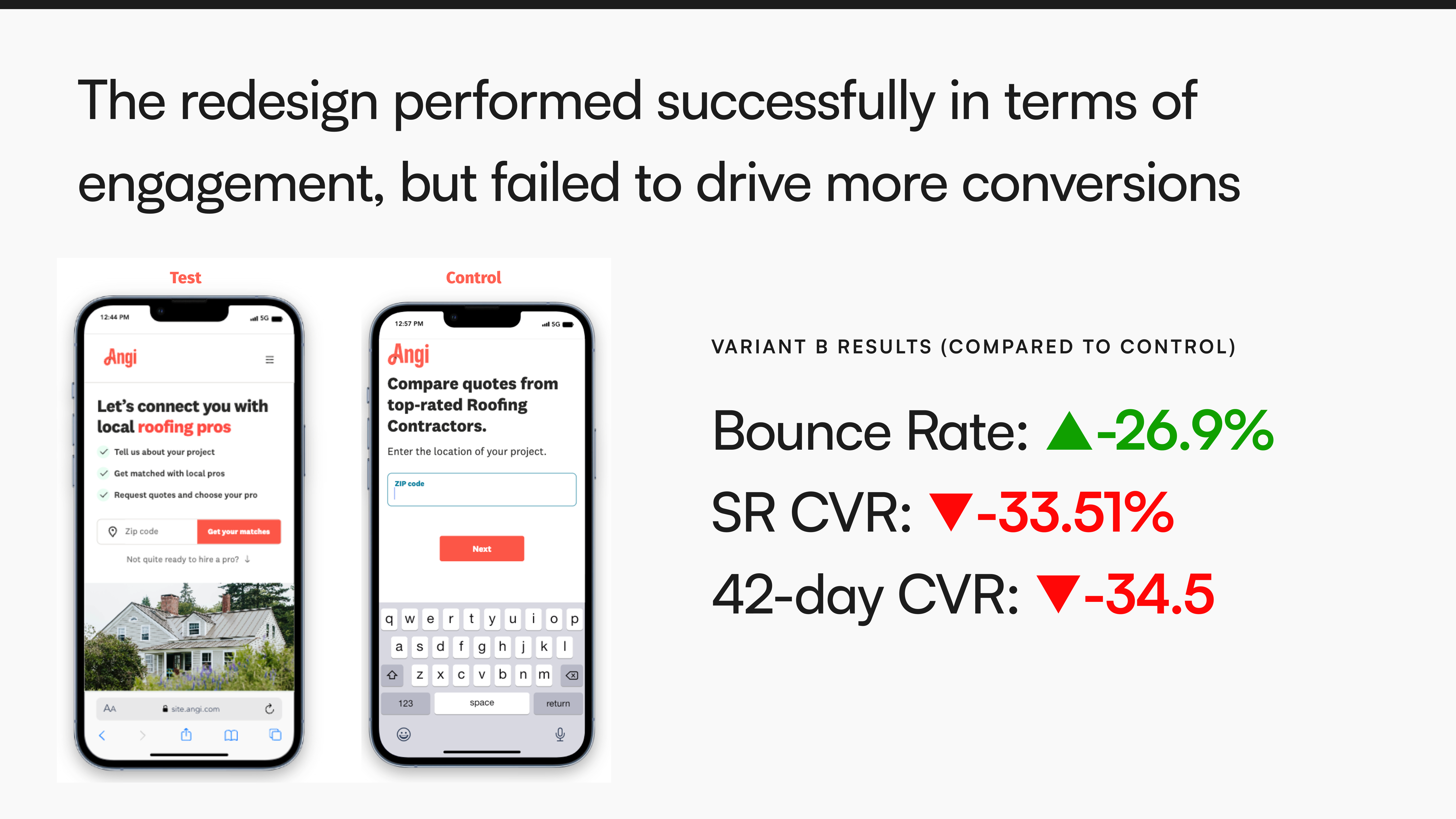 Phase 3 results summary — engagement metrics